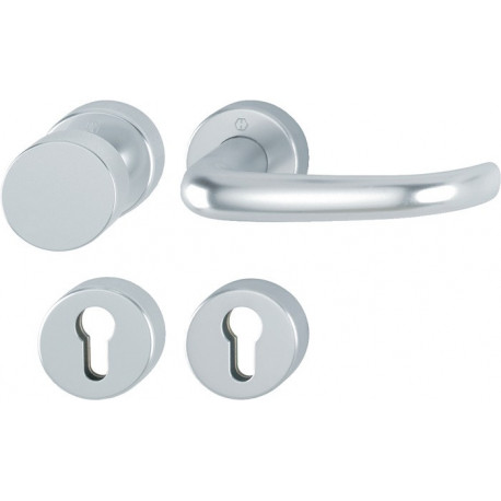 Poignée porte San Fran.FS-E58/42H/42HS/1301 Inox F69 D/K TS 40-65mm PZ rd.