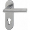 Poignée porte Ams.E1400/353KH Inox F69 PZ rd HOPPE