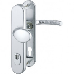 Poigné porte Tôkyô 76G/3332ZA/3410/1710 Alu.F1 92mm 66-71mm HOPPE