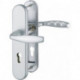 Poigné porte NY 1810H/3331/3410 Alu.F1 72mm 42-47mm HOPPE