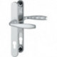 Poignée porte NY 1810/3346 Alu.F1 PZ pour TS 57-62mm HOPPE