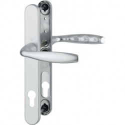 Poignée porte NY 1810/3346 Alu.F1 PZ pour TS 57-62mm HOPPE