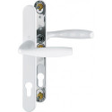 Poignée porte NY 1810/3346 Alu.F9016 PZ pour TS 57-62mm HOPPE
