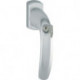 Poignée de fenêtre NY 0810S/U10 Alu.F1/natur 32mm verrouillable HOPPE