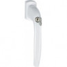 Poignée de porte coulissante / basculante parallèle New York PSK-0810S / U10 aluminium F9016 100 Nm HOPPE