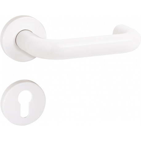 Poignée porte 111R11.230 plastique 90 D/D TS 48-58mm PZ rd DIN Gauche/Droite HEWI