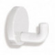 Crochet simple 477.90.010 45mm PA blanc 99 D.50mm HEWI