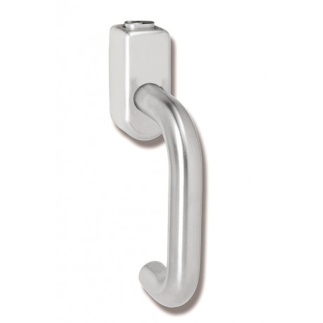 Poignée de fenêtre 111XAFGA inox ma geschl.30mm verrouillable HEWI