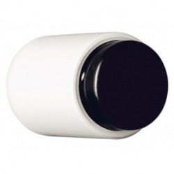 Butoir de porte mural 611.60 plastique 90 noir profond L.60mm HEWI