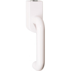 Poignée de fenêtre verrouillable 111FGA.1 30mm plastique 99 blanc 30mm verrouillable HEWI
