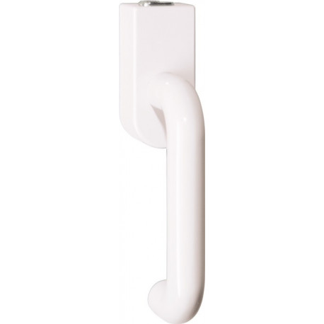 Poignée de fenêtre verrouillable 111FGA.1 30mm plastique 99 blanc 30mm verrouillable HEWI
