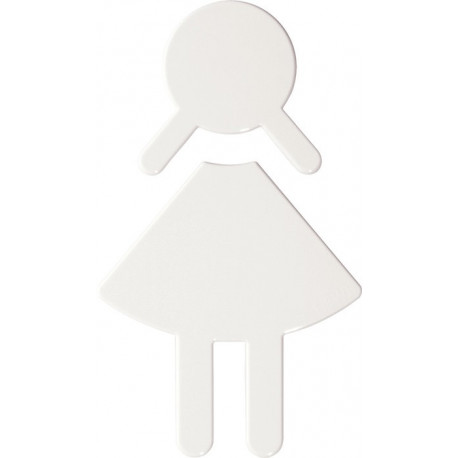 Symbole Femme 801.91.020 PA Farb-Nr.97 B.87mm H.150mm S.3mm HEWI