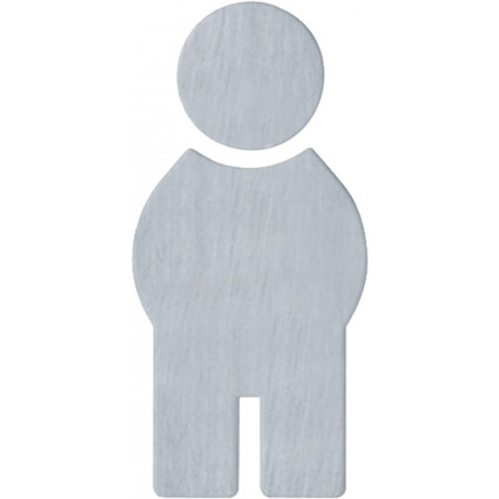 Symbole Homme 710XA.150.1 VA Farb-Nr.XA B.71,5mm H.150mm S.1,5mm HEWI