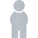 Symbole Homme 710XA.150.1 VA Farb-Nr.XA B.71,5mm H.150mm S.1,5mm HEWI