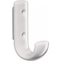 Crochet 477.90.060 einfach A.48mm PA Blanc 99 H.75mm HEWI