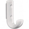 Crochet 477.90.060 einfach A.48mm PA Blanc 99 H.75mm HEWI