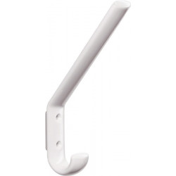 Crochet 477.90.070 einfach A.108mm PA 99 Blanc H.163mm HEWI
