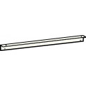 Support de linteau adapté à la glissière.G-EMF blanc 9016 DORMAKABA