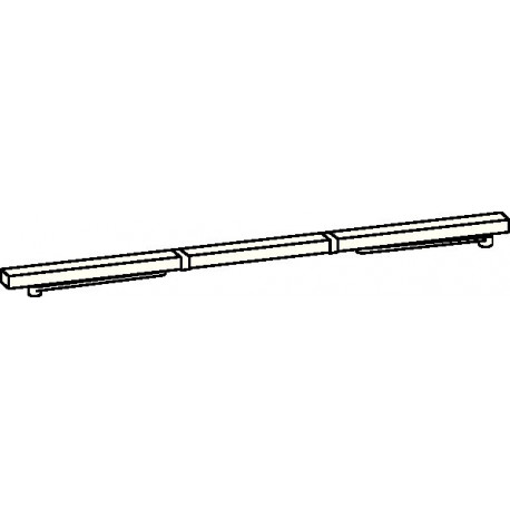 Glissière pour GSR/V pour TS 93 B blanc 9016 Côté charnière DORMAKABA