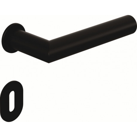Paire de poignées de porte 162PBM/162PBMV/162PBMX Plastique 90m-90m m.Mini-Drückerrosette