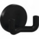Crochet double 477.90B025 .43,5mm PA 90 noir ma D.50mm HEWI