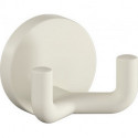 Crochet double 477.90B025 .43,5mm PA 99 blanc ma D.50mm HEWI