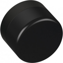 Butoir de porte mural 610B plastique 90 noir profond ma L.24mm HEWI