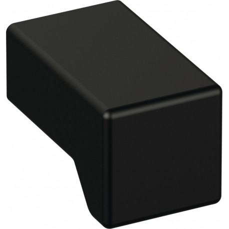 Poigée bouton pour meuble 547.15B plastique 90 noir profond ma HEWI