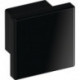 Poigée bouton pour meuble 547.32.3 plastique 90 noir profond HEWI
