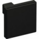 Poigée bouton pour meuble 547.32B2 plastique 90 noir profond ma HEWI