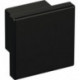 Poigée bouton pour meuble 547.32B3 plastique 90 noir profond ma HEWI