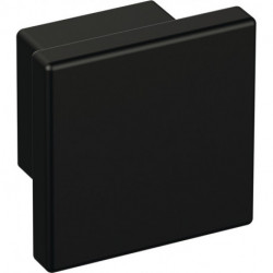 Poigée bouton pour meuble 547.32B3 plastique 90 noir profond ma HEWI