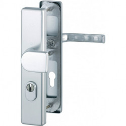 Poigné porte London 78G/2222ZA/2410/113 Alu.F1 92mm 66-71mm HOPPE