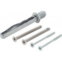 Kit fixation porte K/G 50-55mm M5x65+4.0x60 carré.8x80mm HOPPE