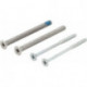 Kit fixation porte G/G 60-65mm M5x75+4.0x70 carré.o.HOPPE