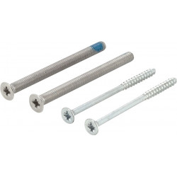 Kit fixation porte G/G 60-65mm M5x75+4.0x70 carré.o.HOPPE