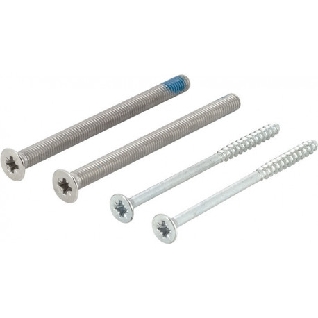 Kit fixation porte G/G 60-65mm M5x75+4.0x70 carré.o.HOPPE
