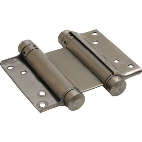 Charnière pour porte battante acier galvanisé taille 39 longueur 175 mm 55 kg épaisseur de porte 40-45 mm DENI (Par 2)