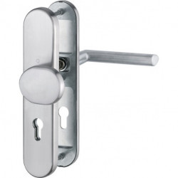 Poignée porte Ams.FS-E86G/3331/3310/1400F Inox F69 D/K TS 42-47mm PZ rd