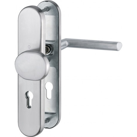 Poignée porte Ams.FS-E86G/3331/3310/1400F Inox F69 D/K TS 42-47mm PZ rd