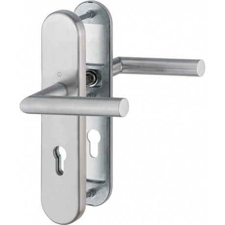 Poignée porte Ams.FS-E1400F/3331/3310 Inox F69 D/D TS 42-47mm PZ rd
