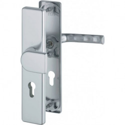 Poigné porte London 78G/2221A/2440/113 Alu.F2 92mm 67-72mm HOPPE