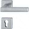 Poignée porte Dallas FS-E1643/52/52S Inox F69 D/D TS 40-65mm PZ quad.DIN Gauche/Droite HOPPE