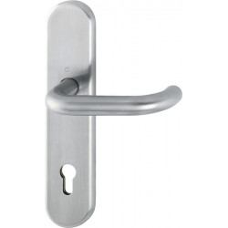 Poignée porte Paris E138F/3310 Inox F69 PZ 92mm DIN G/D HOPPE
