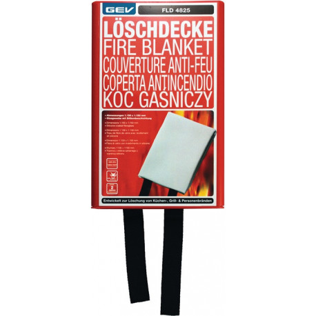 Couverture anti-feu FLD 4825 L1150xW1150mm avec hardbox GEV