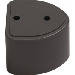 Rallonge 012/572/6 hauteur 40 mm plastique gris SCHNEGEL