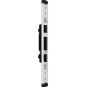 Plaque verrouillage serrure 833 Verrou automatique U-St.29x6,5x65mm DIN gauche./DIN droite. argenté