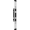 Plaque verrouillage serrure 833 Verrou automatique U-St.29x6,5x65mm DIN gauche./DIN droite. argenté