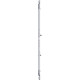 Serrure multipoint Multisafe 855R F-St.20mm L.648mm Surface argentée acier