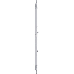 Serrure multipoint Multisafe 855R F-St.20mm L.648mm Surface argentée acier